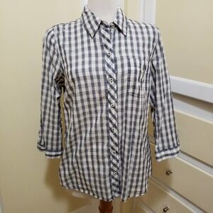 Lucky Brand Button Down Shirt | Plaid | Medium
